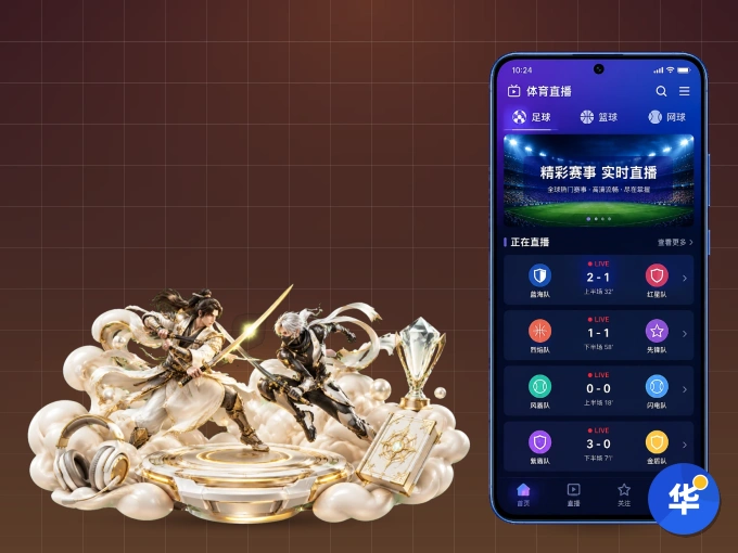 掌上华体会，口袋里的体坛赛事现场